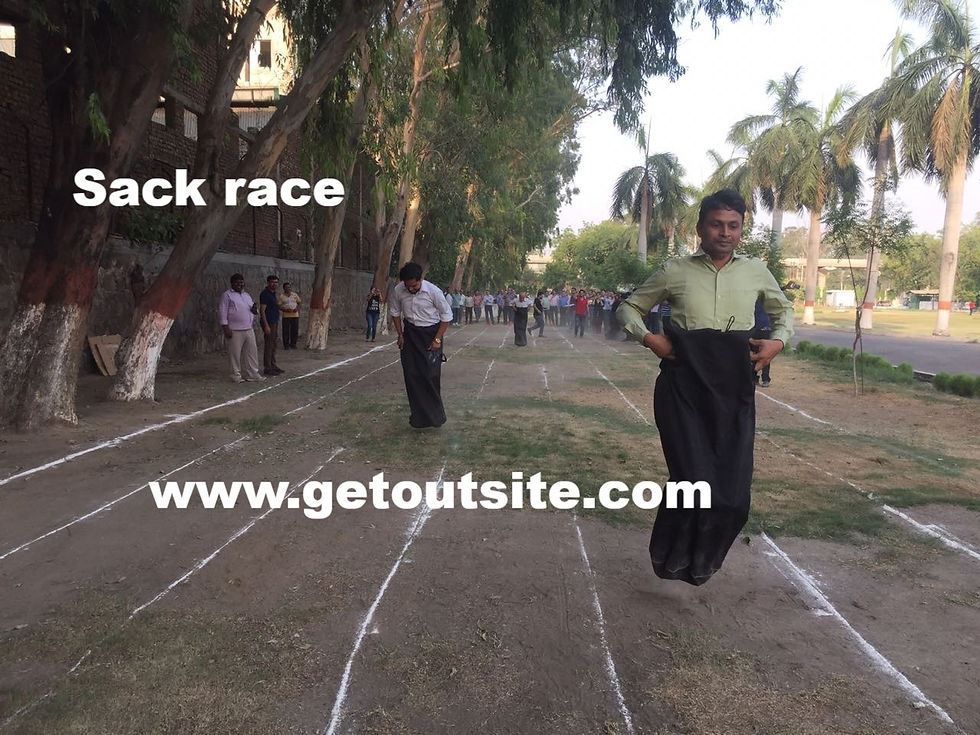 Sack race