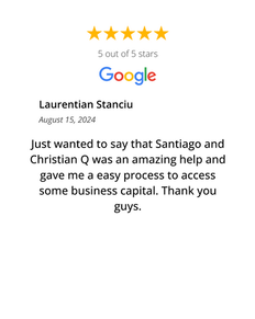 Laurentian Stanciu Google Review