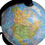 Miniatura: GLOBO TERRAQUEO CON 25CM DE DIAMETRO C/LUZ GALAXIAS, MATERIAL PVC