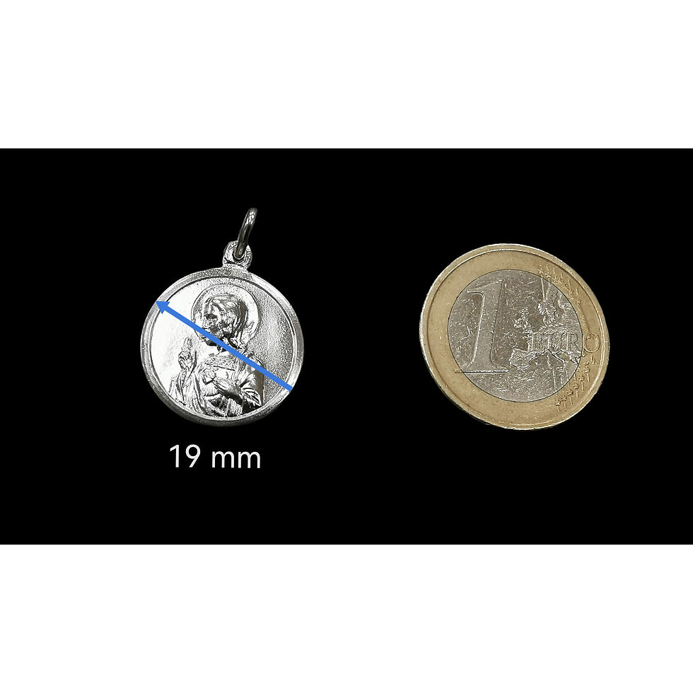 Miniatura: medidas escapulario plata