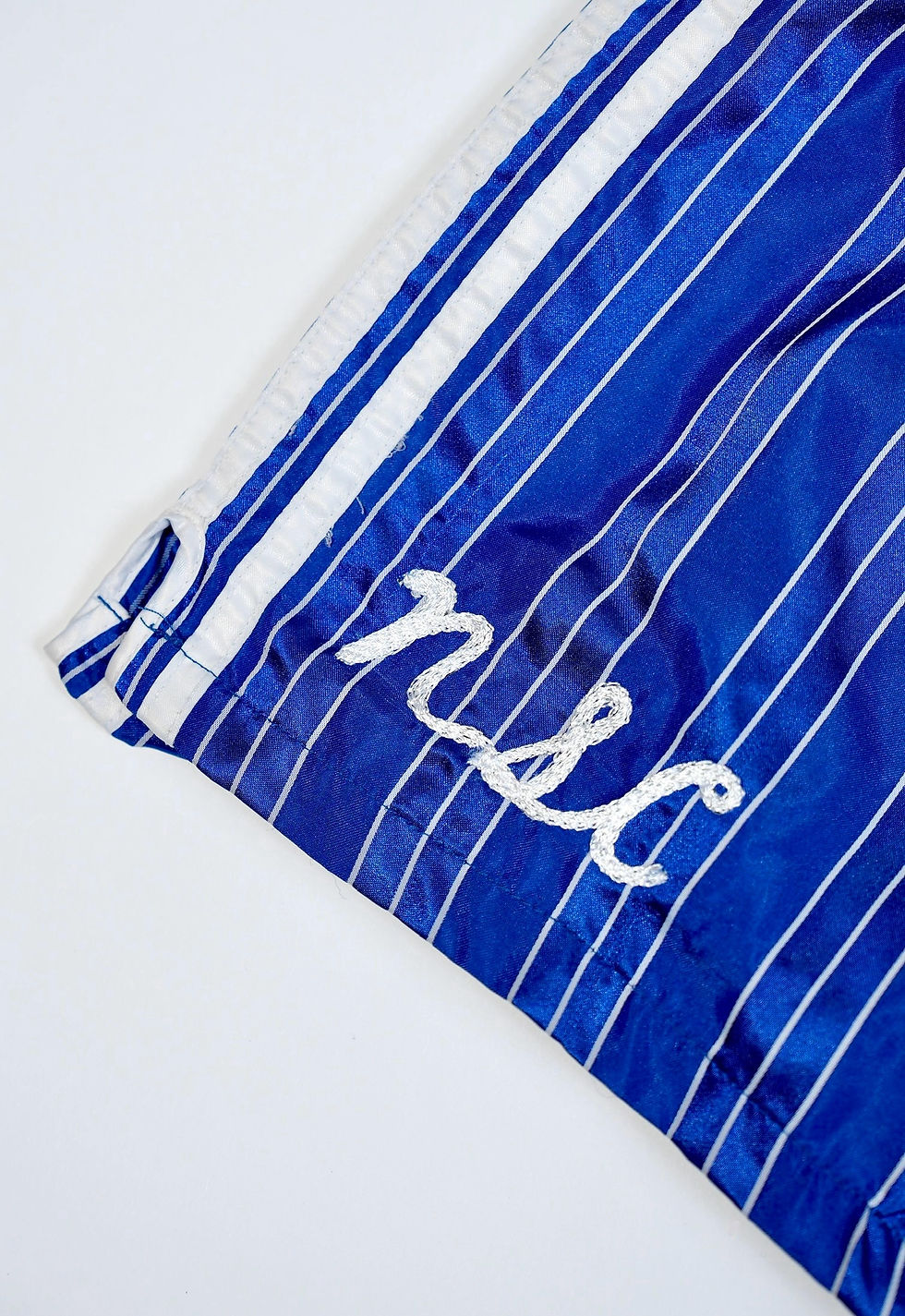 Thumbnail: NSC UPCYCLED VINTAGE - BLUE ADIDAS SHORTS