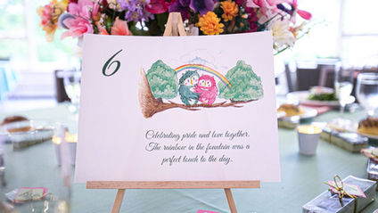 Owl Wedding Tablecards Stationery