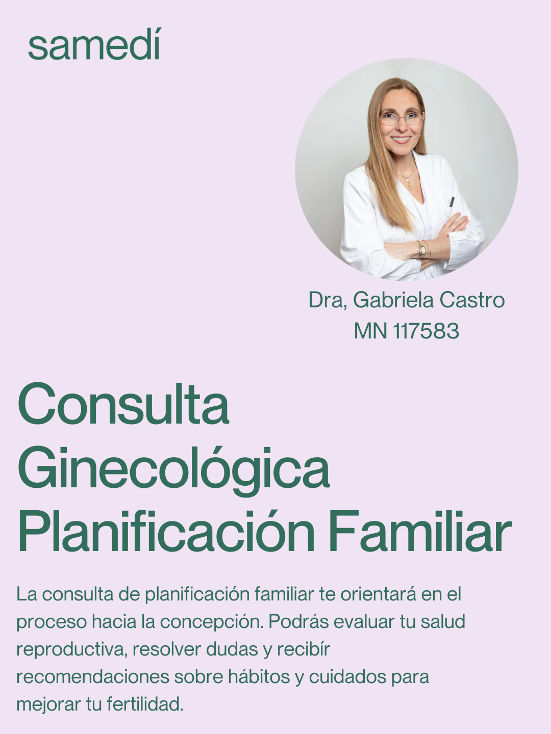 Consulta Ginecológica Planificación Familiar