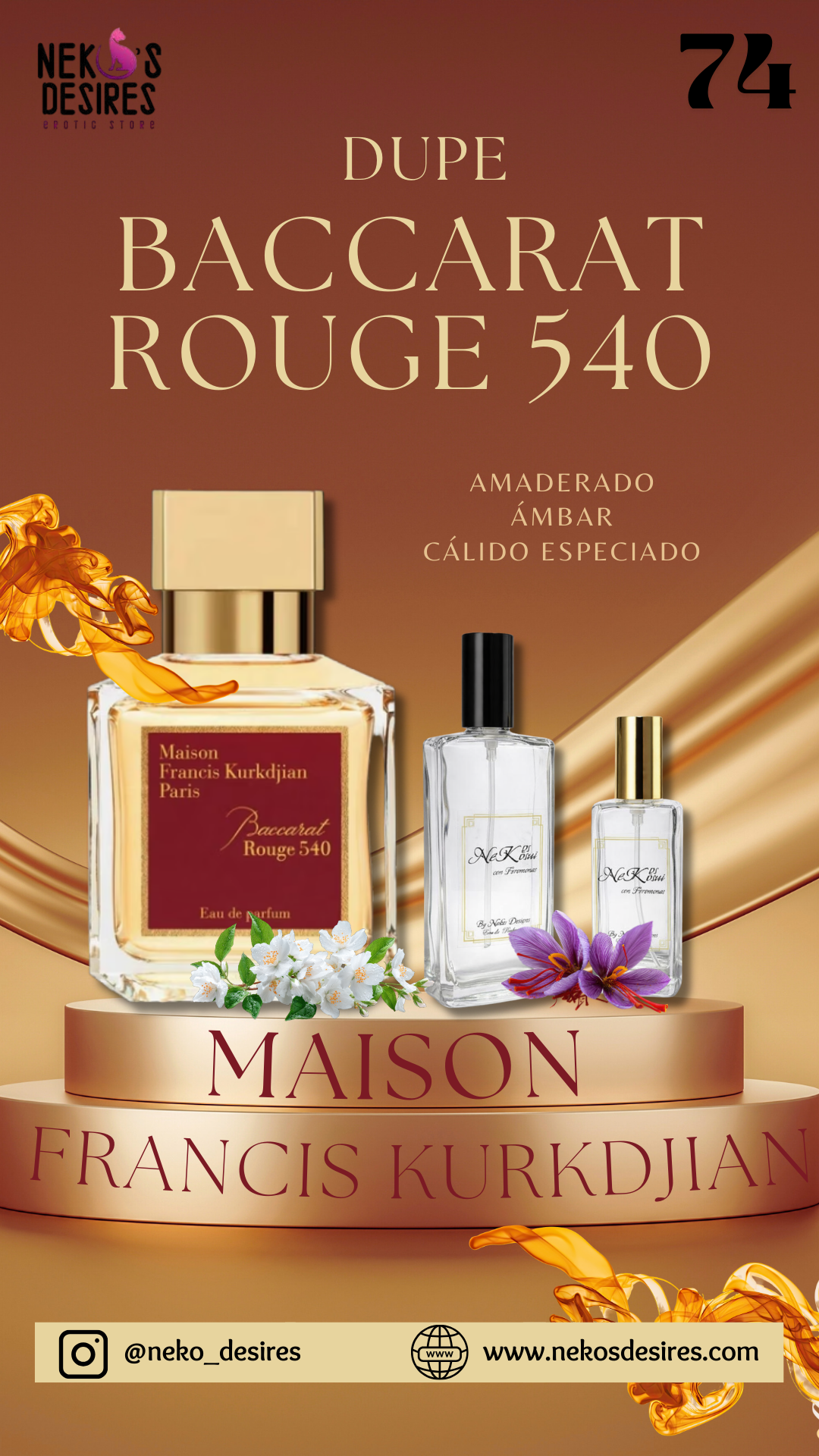 Dupe Baccarat Rouge 540