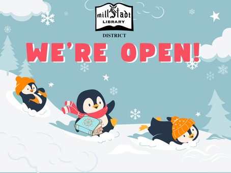 We're Open! 02/12/2025