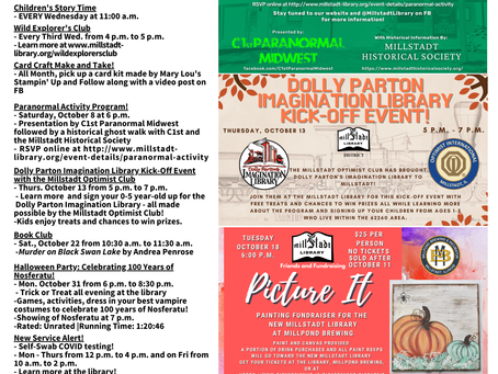October Events at  Millstadt Library