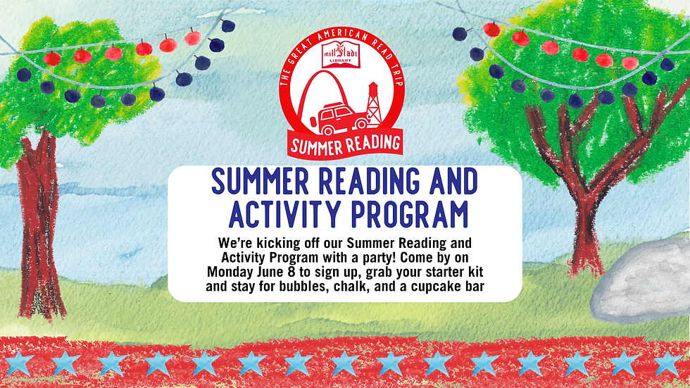 Summer Reading and Activity Program Kickoff Party
