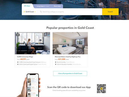 Digital Platforms Where You Can Find International Student Accommodation Gold Coast