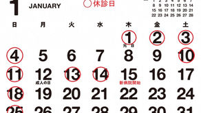 2026年1月の診療カレンダー