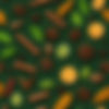 A dark green background with scattered Indian spices of different sizes.jpg