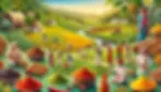 DALL·E 2025-01-07 12.28.04 - A scenic representation of farmers from diverse regions of In