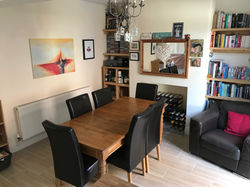 Spacious dining area