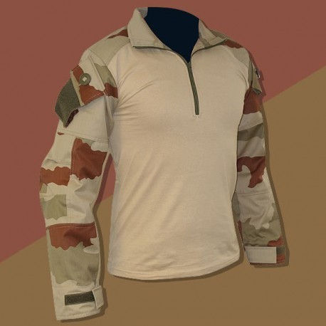 CHEMISE DE COMBAT TYPE UBAS CAMO SABLE