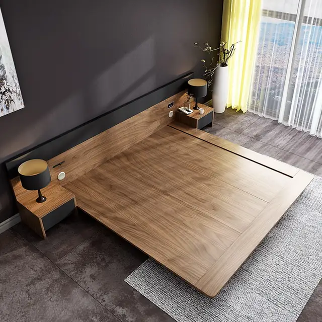 Miniature : Lit Sabia | 160 x 200 | Châtaignier design
