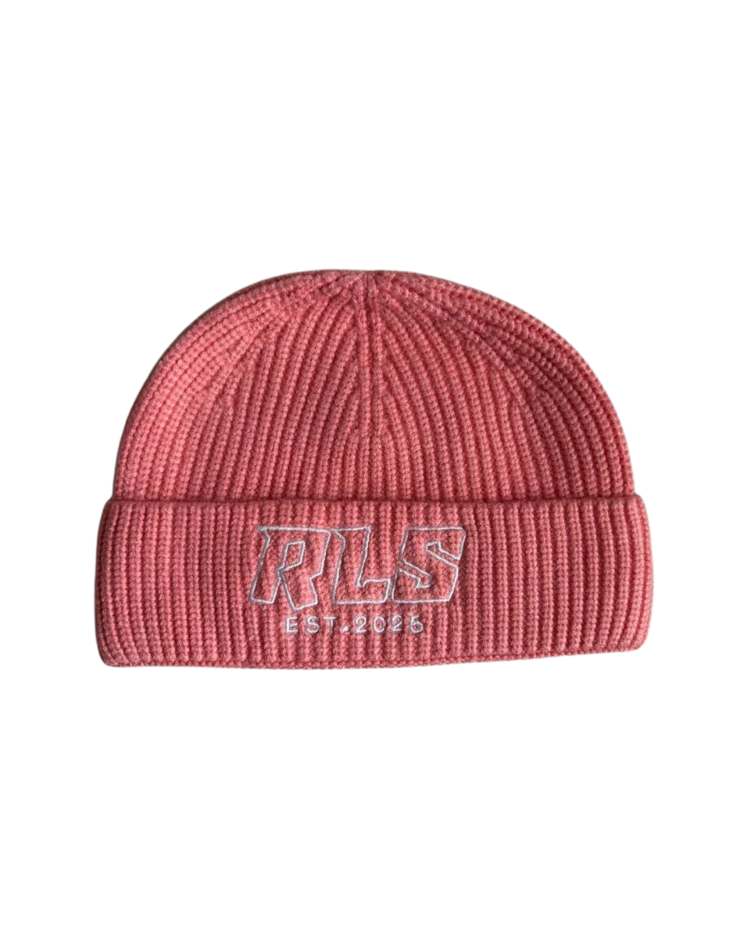 Salmon Pink Slogan Beanie