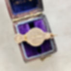 Thumbnail: Vintage 1972 9ct gold fold out working magnifying glass charm