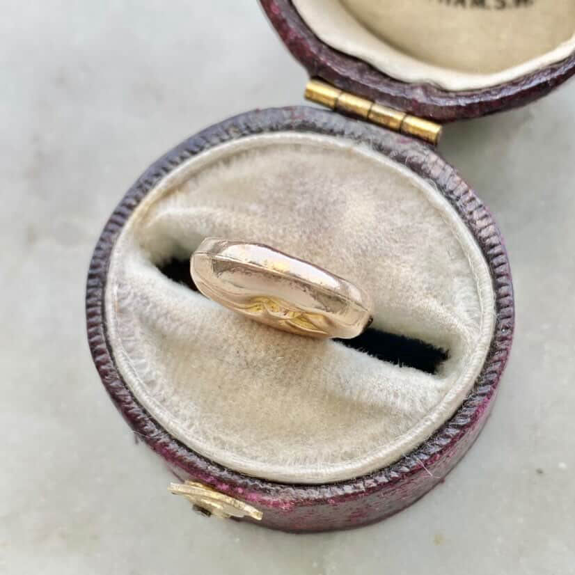 Thumbnail: Vintage rare gold double sided man in the moon charm