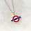 Thumbnail: Vintage 1960 9ct gold and enamel London Transport/London Underground charm