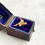 Thumbnail: Vintage 1950s 9ct gold reindeer/stag head charm