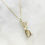 Thumbnail: Vintage 9ct gold glasses charm