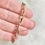 Thumbnail: Vintage gold bracelet with dog clip clasp
