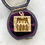 Thumbnail: Vintage 1957 9ct gold moving can can dancers charm