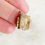 Thumbnail: Vintage 1963 9ct gold opening book charm with hidden messages inside