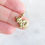 Thumbnail: Vintage 18ct gold Italian cat charm