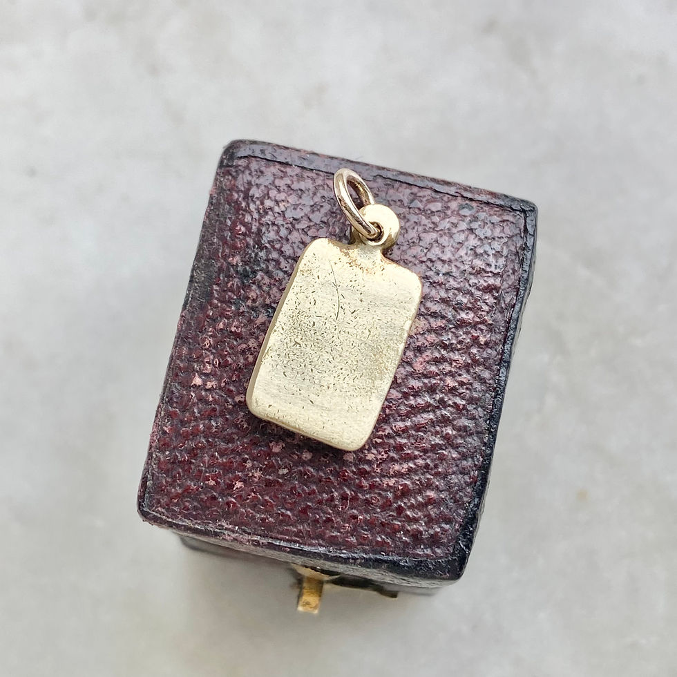 Thumbnail: Vintage enamel rare Jolly Joker playing card charm