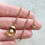 Thumbnail: Vintage 1960 9ct gold and pearl shell pendant necklace with gold chain