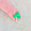 Thumbnail: Vintage gold and green resin shamrock charm