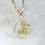 Thumbnail: Vintage gold four leaf clover pendant