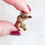 Thumbnail: Vintage 1972 solid 9ct gold large bear/sloth hug charm