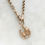 Thumbnail: Vintage 1968 9ct gold cat and lucky horseshoe charm