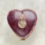 Thumbnail: Vintage 1966 tiny 9ct gold St Christopher medallion charm