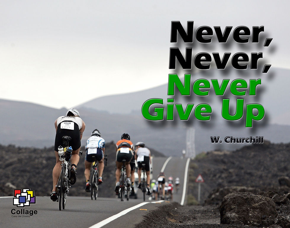 NEVER GIVE UP