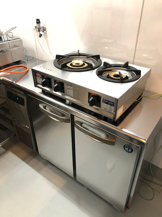 中古|厨房機器：納品実績】ガステーブルコンロ<親子>|マルゼン|M 