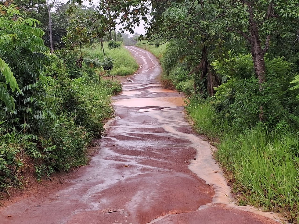 No período de chuvas, a rua se transforma em um verdadeiro lamaçal. Foto: Samuel Ferreira.