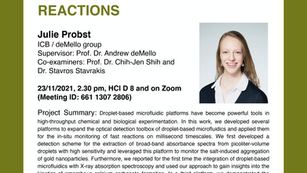 PhD public presentation by Julie Probst