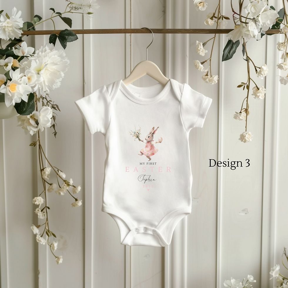 Thumbnail: Easter Girl's Personalised Vest