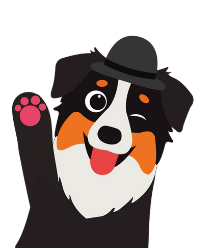 Mascote da Oficina de Arteiros acenando