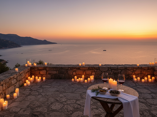 a beautiful setting