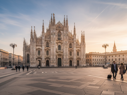 The Duomo is refined in Milan