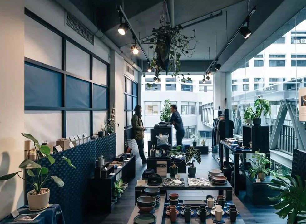 natural indigo interior