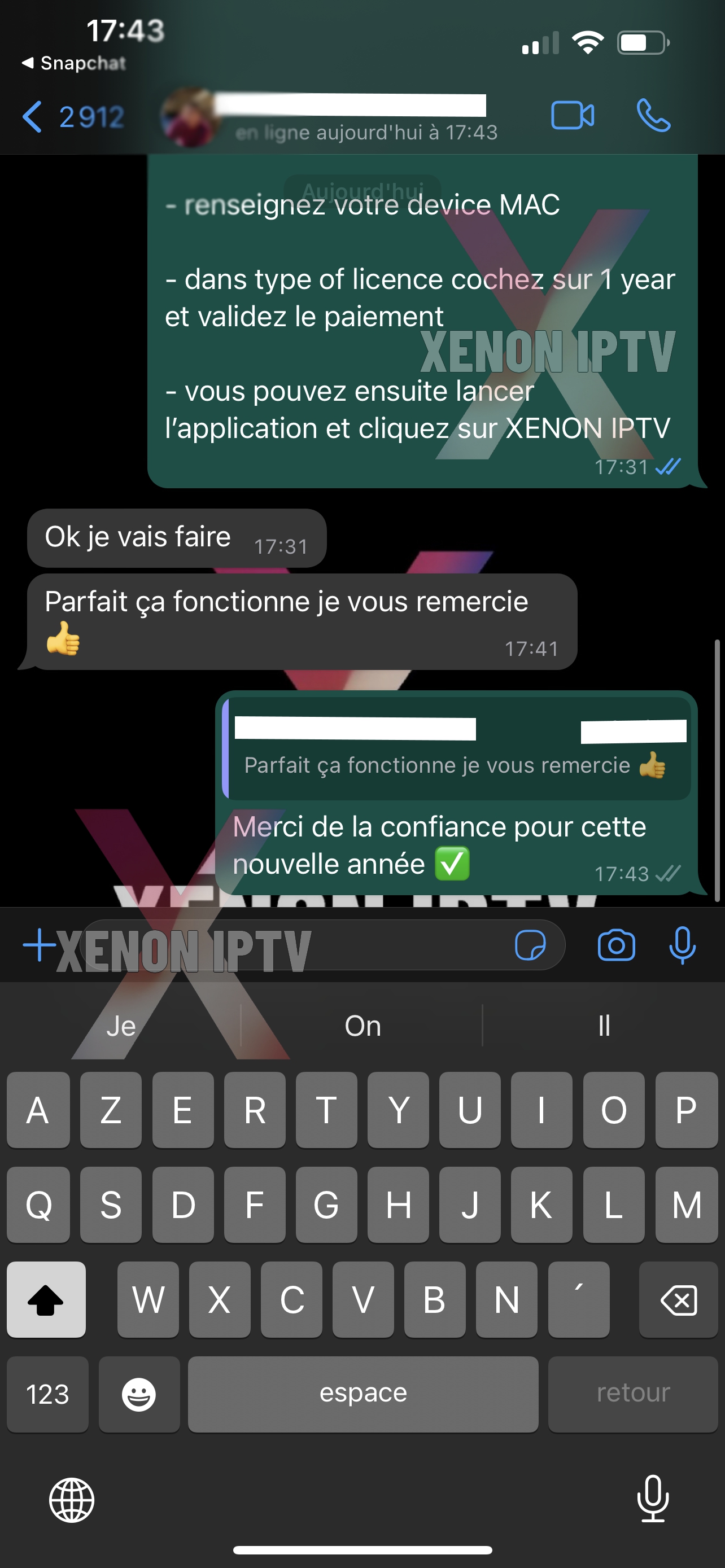 Avis Xenon IPTV