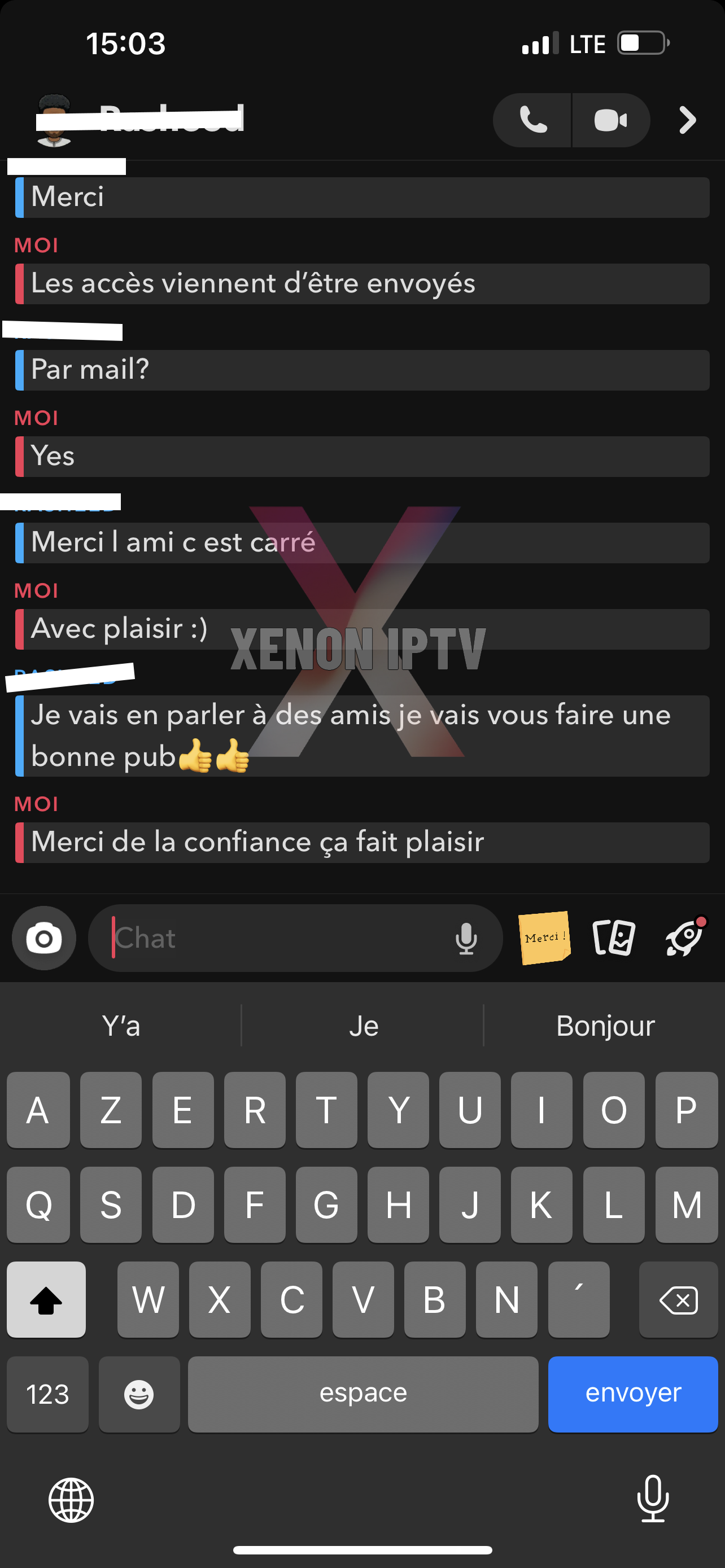 Avis Xenon IPTV