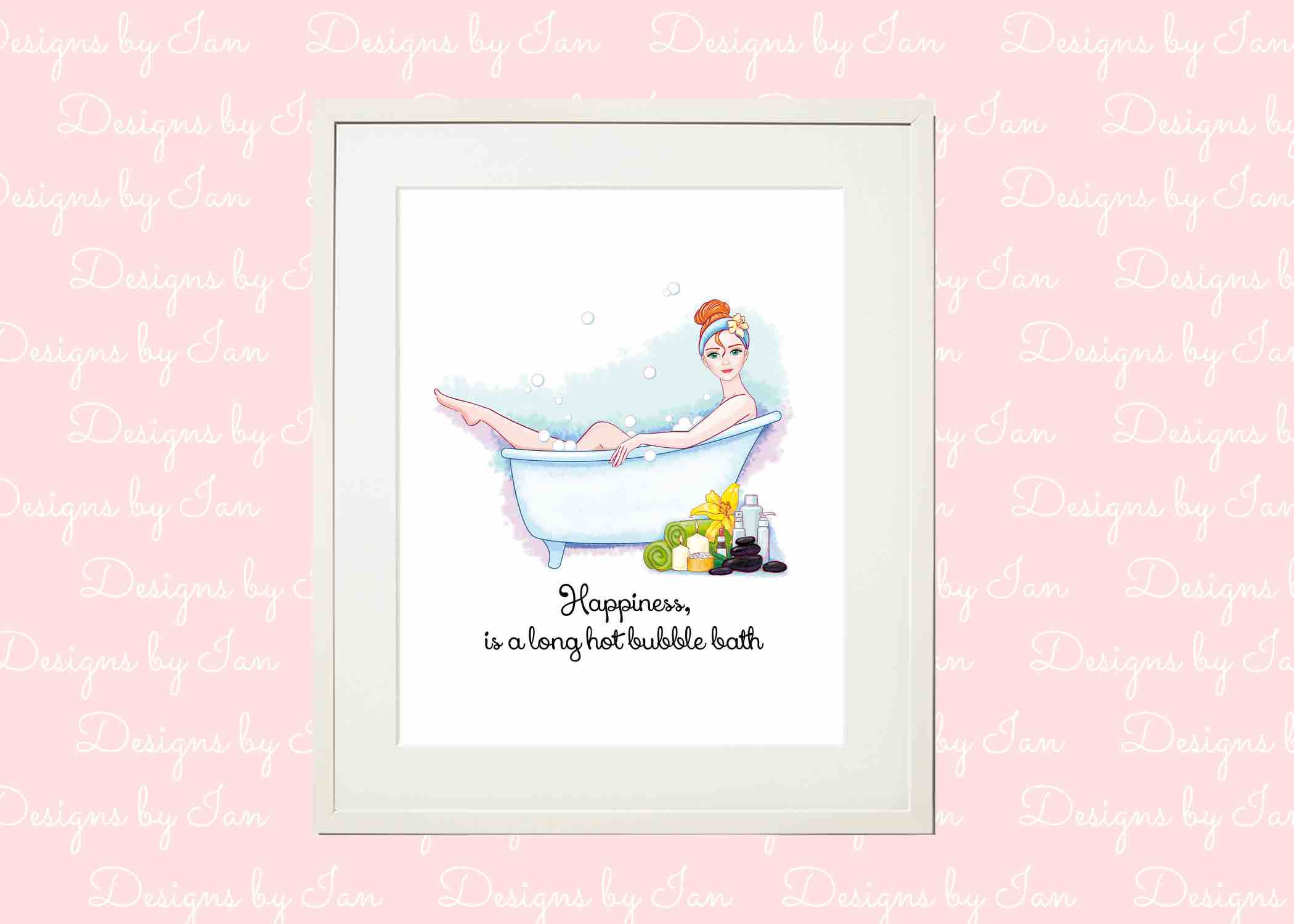 Printable Bath Wall Art
