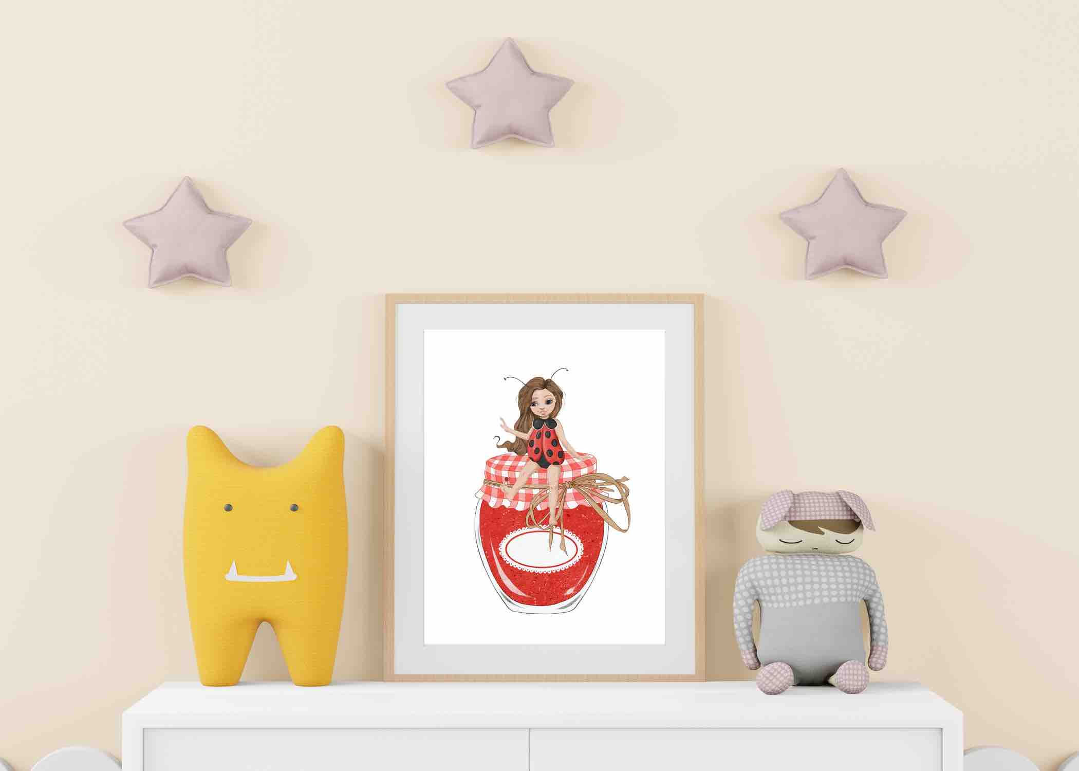 Printable Ladybug Wall Art
