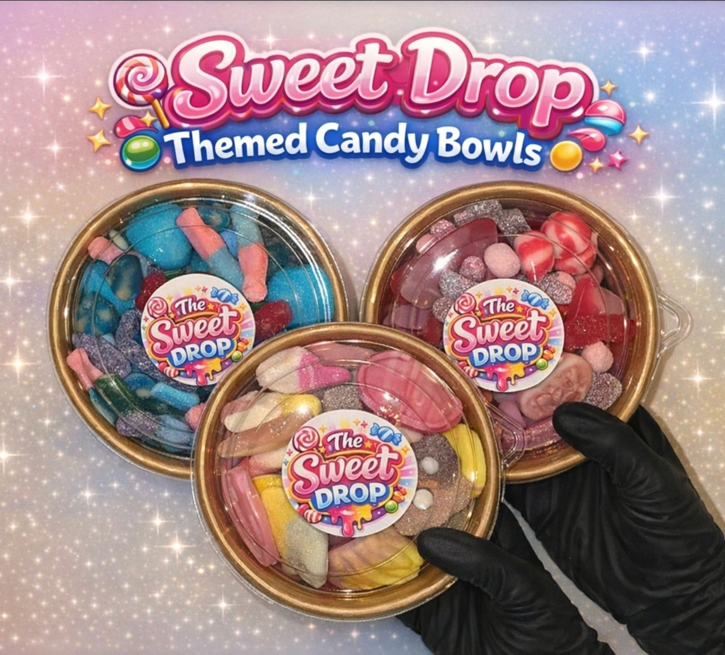 The Sweet Drop's Themed Candy Bowl