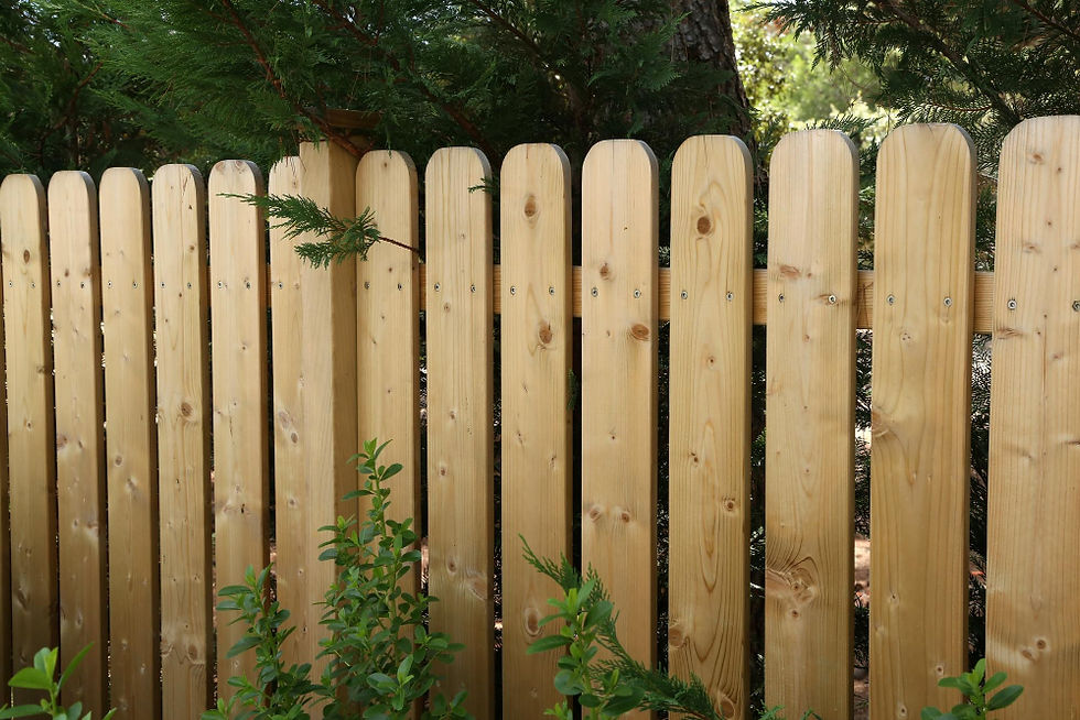 wood fencing